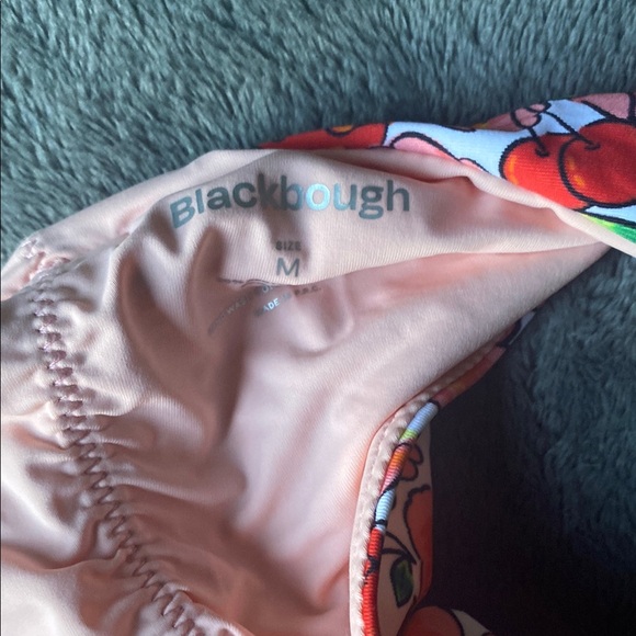 Balckbough Swim Floral Bikini Bottom with Side Ties - Picture 2 of 3